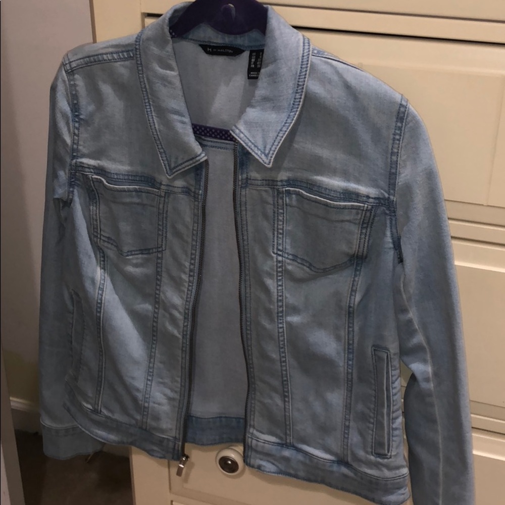 H by Halston jean jacket